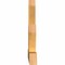 Ekena Millwork Saratoga Rough Sawn Timber Gable Bracket, Western Red Cedar, 60"W x 38"H x 4"D x 6"F, 15/12 Pitch GBW060X38X0406SAR00RWR - alternate 2